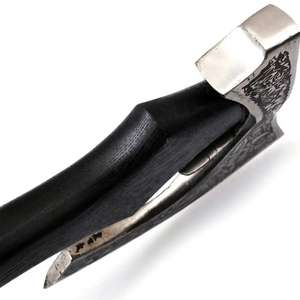 Tomahawk en acier inoxydable forgé à la main de haute qualité avec manche en bois personnalisé pour le camping, la survie, la découpe de pizzas et le travail du bois - Product Image 3