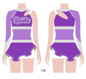 Chaqueta de calentamiento para animadoras, diseño personalizado para mujer, poliéster ecológico, sublimación, servicio OEM - Product Image 3