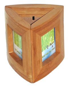 Eco-Friendly Rustic Bamboo Photo <b>Frame</b> | Handcrafted Sustainable Decor - Product Image 2