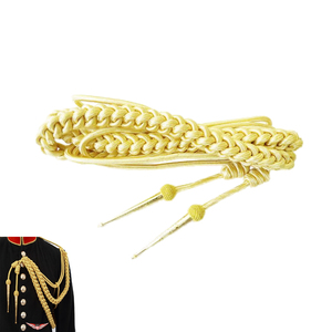 Aiguillette dorée, cordon en fil d'or, aiguillette britannique, fil de bouillon - Product Image 1