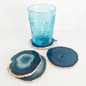 Posavasos modernos abstractos de resina, decoración de estilo oscuro, artesanía creativa, posavasos metálicos de resina para mesa, estilo moderno. - Product Image 2
