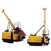 Foreuse géologique hydraulique intégrale sur chenilles CGE WUXI HYDX-6E avec mât à poussée directe et cylindre de forage