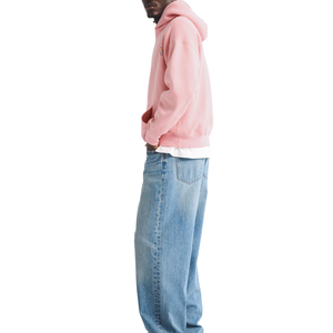 Sudadera con Capucha Rosa Personalizada para Hombre, Corte Regular, con Bolsillo |   Sudadera de Invierno de Algodón Grueso y Felpa, Transpirable y Ecológica - Product Image 4