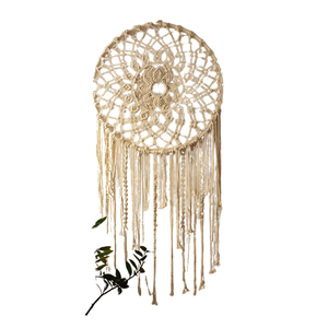 Atrapasueños de Macramé MKI con Diseño Creativo y Características Nacionales, Hecho a Mano con Hilo, Decoración Ecológica para Colgar en la Pared del Hogar - Product Image 2