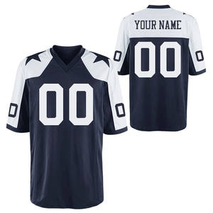 OEM Casual Sports Jersey V Neck Breathable Quick Dry Printed Short Sleeve <b>Padded</b> American Football Jersey Pants Set Sportswear - Product Image 6