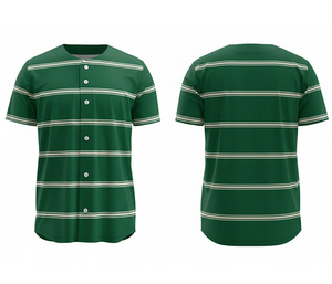 Athletic Sublimated Baseball Shirt – OEM Sportswear Manufacturer with Custom Logo & Numbers | Breathable Polyester Base - Product Image 1