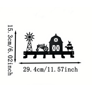 Scaffali in Metallo Resistenti - Ganci da Parete per Organizzazione di Ingresso, Bagno e Cucina, Robusto Organizzatore per Chiavi e Posta - Product Image 2