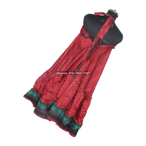 Vestido Maxi de Seda Estilo Bohemio Vintage para Mujer, Elegante Vestido de Noche Largo hasta el Suelo, Diseño sin Mangas para Fiestas, Cenas, Estilo Ibiza - Product Image 4