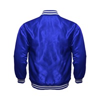 Veste universitaire en satin haute performance, veste de baseball classique pour collège, fabricant, approvisionnement en gros