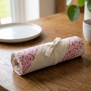Handcrafted Cotton Table Mats <b>Set</b> Decorative Dining Table Mats |Durable Washable Reusable Eco Friendly <b>Kitchen</b> Home <b>Accessories</b> - Product Image 6