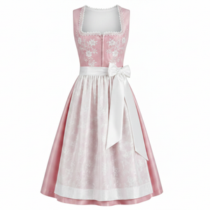 Robe Dirndl décontractée respirante de haute qualité pour femme, nouvelle collection Oktoberfest, broderie allemande, unie, longueur genou, sans manches - Product Image 1