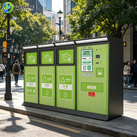 Machine de recyclage des sacs en plastique à faible coût, vente directe, haute stabilité, type distributeur inversé (RVM)