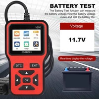 Escáner OBD2, Lector de Códigos de Auto, Herramienta de Diagnóstico del Motor, Datos en Tiempo Real, Pantalla a Color con Sensor O2, EVAP, Voltaje de Batería