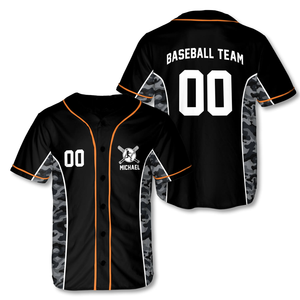 Maillot de baseball OEM haut de gamme, grande taille, respirant, séchage rapide, tissu antibactérien, coutures renforcées, design d'équipe personnalisé - Product Image 1
