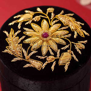 Boîte à bijoux de luxe personnalisée en carton, motif papillon, fermeture magnétique, pour mariage, cadeau de mariée, rangement de bagues, étui ARTISTRY - Product Image 3