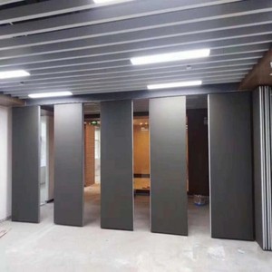 Paneles Acústicos MDF de 85 mm con Acabado Laminado para Salas de Conferencias Móviles en Campus, Divisores Flexibles para Salas de Simposios - Product Image 5