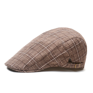 Wholesale Custom Printed Flat <b>Cap</b> Blank <b>Vintage</b> Golf Driving Hat Manufacturer OEM Custom High Quality Heritage Flat <b>Cap</b> Wool - Product Image 5
