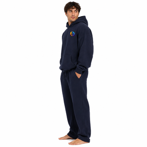 Combinaison en polaire surdimensionnée pour homme, en tissu polaire doux, coupe ample confortable, toucher doux et chaleur douillette pour les voyages hivernaux et les occasions décontractées - Product Image 6