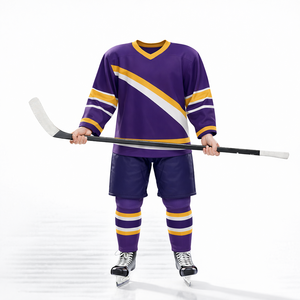 Maillot de hockey sur glace personnalisé, respirant, en polyester, imprimé par sublimation, uniforme d'équipe, écologique, grande taille, vêtements d'entraînement sportif - Product Image 3