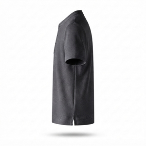 Polo homme uni en coton piqué doux, broderie personnalisée, fournisseur en gros, polo homme de haute qualité, coupe ajustée - Product Image 2