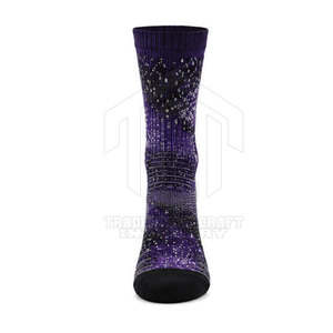 High Comfort Crew <b>Winter</b> Sports <b>Socks</b> with Quick Dry Stretch Fabric Soft High Quality for Running Bottom Logo - Product Image 2
