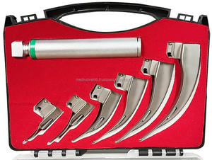 ชุดเครื่องมือส่องกล่องเสียงไฟเบอร์ออปติกแบบโค้ง 6 ใบมีด สำหรับสัตวแพทย์ หู คอ จมูก CE OEM ODM ขายส่ง สแตนเลสสตีล Medivolve MI-600135 - Product Image 3