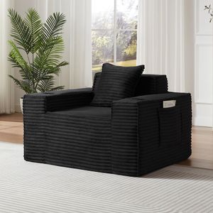Divano Moderno Monoposto Senza Struttura per Spazi Compatti, Nessun Montaggio Richiesto, Ideale per Uffici, Appartamenti, Soggiorni - Product Image 2