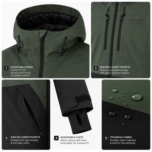 Professional Waterproof Multi-Panel Snowboarding <b>Jacket</b> Men's Windproof Winter <b>Ski</b> <b>Jacket</b> Breathable Outdoor Snow Sport Coat - Product Image 4
