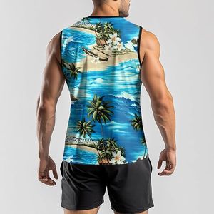 Men’s High Quality <b>Muscle</b> Tank Top Custom Branding Sleeveless Sports <b>Vest</b> Moisture Wicking Stretch Fabric Gym Workout Fitness - Product Image 2