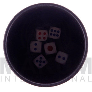 High Quality Custom Logo <b>Dice</b> Cup Made From Genuine Leather - Product Image 3