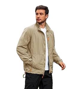 Nueva Chaqueta Cortavientos con Capucha Reflectante de Lona para Hombre, con Logotipo Personalizado, Estilo Urbano, con Bolsillo para Actividades al Aire Libre - Product Image 3