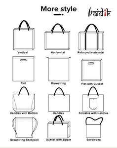 Personnalisation Possible pour des Sacs en Toile de Jute et Coton Baidik Code 11011 de Qualité Supérieure, Design de Logo Personnalisé, Sac Cadeau, Sac de Shopping - Product Image 2