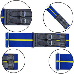 Nuevo Modelo 2026, Mejor Servicio OEM ODM, Logotipo Personalizado, Cinturón Ajustable de Alta Resistencia y Calidad, Azul y Amarillo - Product Image 1