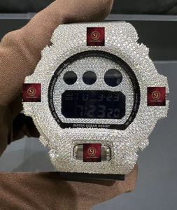 Montre analogique mécanique en acier inoxydable de haute qualité Mossinate, avec diamants, unisexe, luxe, mode, GPS, étanche, alarme, 42 mm, hip-hop - Product Image 1