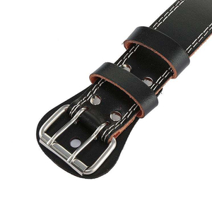 Ceinture de musculation en cuir haute résistance, support lombaire pour haltérophilie, musculation, fitness, levée de poids, équipement durable et de qualité supérieure - Product Image 4