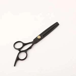 Ensemble professionnel de ciseaux de coiffure et d'éclaircissage en acier inoxydable 4Cr13, 28 dents, durable, manche court, pour droitiers, pour la beauté - Product Image 4