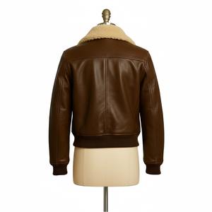 Veste en coton marron à franges personnalisée pour hommes et femmes, fabriquée à la main, modèle Trusmile Wear HBS-01, broderie 3D, style western - Product Image 4