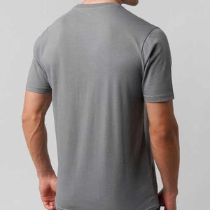Camiseta de Punto Personalizada de Alta Calidad 100% Algodón para Hombre con Brillo Premium y Logotipo Personalizado - Product Image 2