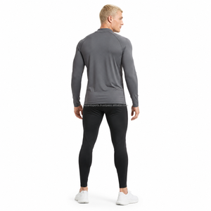 <b>Men's</b> Full Sleeve Compression Shirt Quick Dry Breathable <b>Thermal</b> Base Layer Eco-Friendly Gym Fitness Wear Spandex Polyester <b>Top</b> - Product Image 3