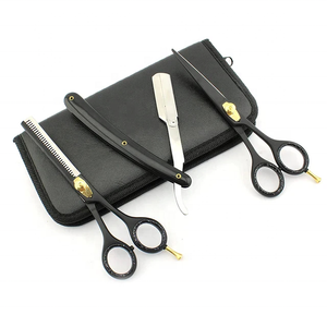 Juego de tijeras de corte de pelo profesional Uso en el hogar y en la tienda Kit de tijeras de corte de pelo Tijeras de peluquero - Product Image 1