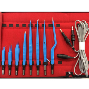 Juego Premium: 9 Pinzas Bipolares Europeas Azules Reutilizables y Cable de Silicona de 3 Metros, Pinzas Bipolares Electroquirúrgicas - Product Image 5