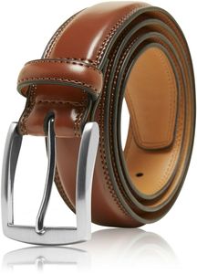 เข็มขัดหนังผู้ชายพร้อมโลโก้สั่งทำ หนังแท้คุณภาพสูง หัวเข็มขัดโลหะแข็งแรง ทนทาน ทันสมัย - Product Image 5