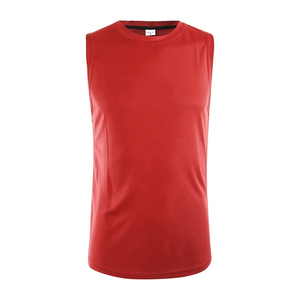 เสื้อกล้ามผู้ชายแบบสบายๆ ระบายอากาศได้ดี รุ่นใหม่ OEM ผ้าฝ้าย 100% คอวี ปรับแต่งได้ตามต้องการ แห้งเร็ว เป็นมิตรกับสิ่งแวดล้อม คุณภาพสูง - Product Image 2