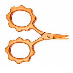 Mini ciseaux à broder mignons en forme de fleur, coupe-fil en acier inoxydable, outil de couture pour droitiers, manche court pour le débavurage, pour le bricolage - Product Image 6