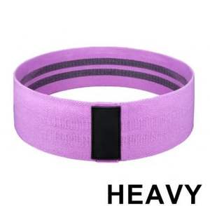 Bandas de resistencia elásticas de tela para ejercicios de cadera y glúteos, tipo círculo, para gimnasio, al por mayor - Product Image 4