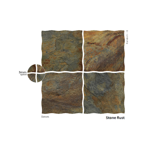 Carreaux de sol en porcelaine polie 500x500mm, antibactériens, à emboîtement, pour applications extérieures et de jardin - Product Image 3
