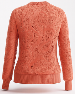 Pull en laine mélangée haut de gamme pour homme, anti-plis, col rond, motif éclair, luxe, manches longues, coupe classique - Product Image 2