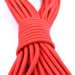 Cordon en paracorde rouge de 4 mm, robuste, en nylon tressé 550, pour équipement de plein air, macramé, survie et travaux manuels - Product Image 2