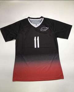 Customize Sublimation Soccer Jersey Uniform for Kids Youth Joiner Color Yellow White <b>Black</b> Green and Blue Wholesale Cheap Price - Product Image 2