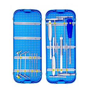 Caja de Esterilización para Instrumentos Pequeños de Acero Inoxidable, Reutilizable, Autoclavable, Manual, con Certificación MOL CE por Dentavex - Product Image 2